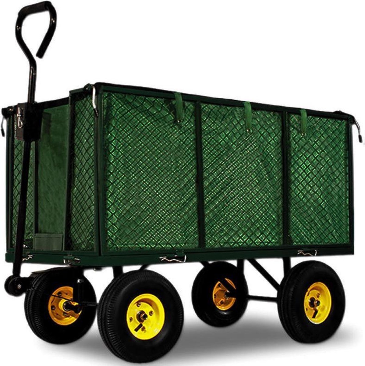 Gardebruk Bolderkar Binnenzeil - Belastbaar tot 550 kg – Groen
