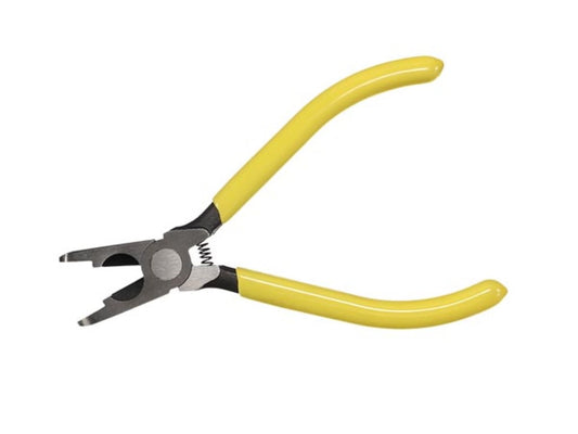 Toolland Krimptang voor UR/UY/UG Connectoren - Geel
