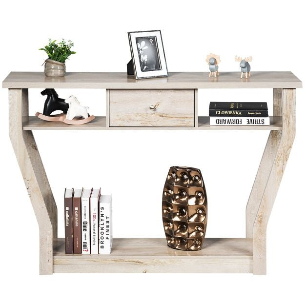 Coast Console Tafel met Lade en Plank - 3 Laags - Modern