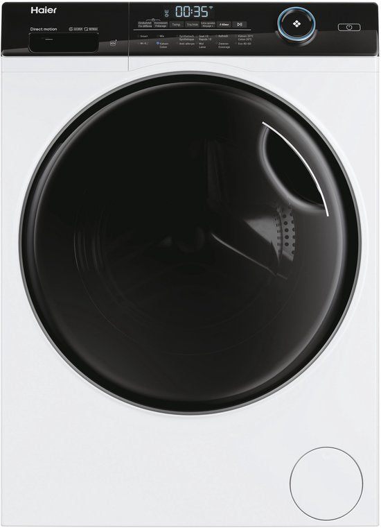 Haier HW80-B14959U1DF - De stilste wasmachine op de markt - 8kg - A-20% - Stoombehandeling & Refresh - Antibacteriële Behandeling (ABT) - 16 programma’s- 10 jaar garantie op onderdelen