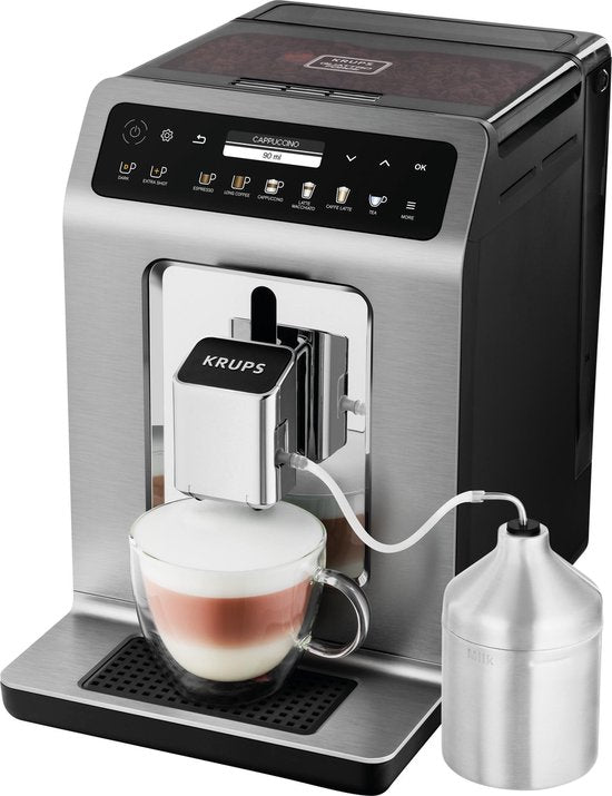 Krups Evidence+ EA894T - Volautomatische Espressomachine - Premium Design - 19 Instellingen - Personaliseren - Voor Espresso & Cappuccino