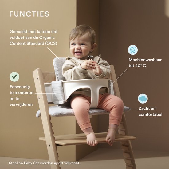 Stokke® Tripp Trapp® Klassiek Kussen - Wheat Cream