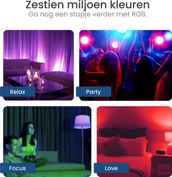 Slimme Wandlamp RGB – Up & Down Verlichting – App Bediening – Zwart – Binnen & Buiten