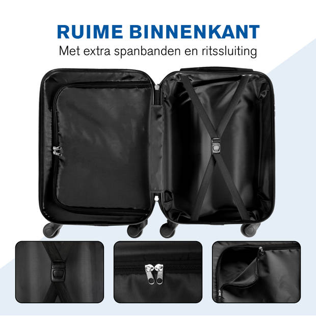Slazenger Kofferset – 2-Delig: 26L & 71L – 63 x 43 x 26 cm + 43 x 30 x 20 cm – Rosé