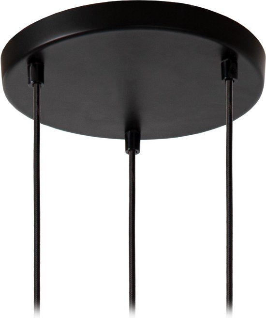 Lucide MEDINE - Hanglamp - Ø 46 cm - 3xE27 - Fumé