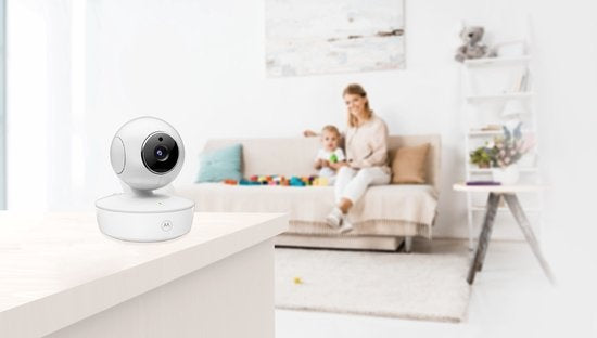 Motorola Nursery Babyfoon met Camera - VM55 - 5-inch Kleurendisplay - Draadloos - Infrarood Nachtzicht - Kantelende Camera - Terugspreekfunctie