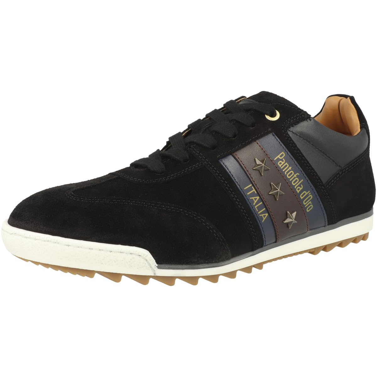 Pantofola d'Oro 1886 Imola Grip Sneaker - Suède - Maat 42 - Zwart