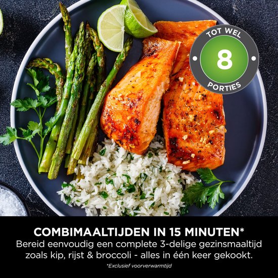 Ninja Combi 12-in-1 Multicooker, Oven en AirFryer - 12,5 Liter - Volledige Maaltijden in 15 minuten - SFP700EU