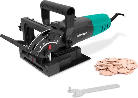 VONROC Lamellenfrees 900W – Deuvelfrees – Incl. 50 lamellen (mt. 20) en stofopvangzak