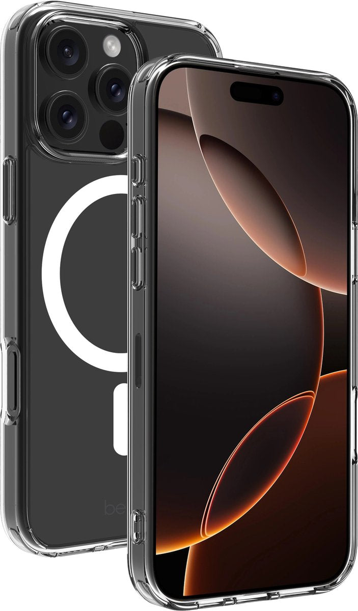 BeHello Hoesje iPhone 16 Pro – Magsafe – Transparant