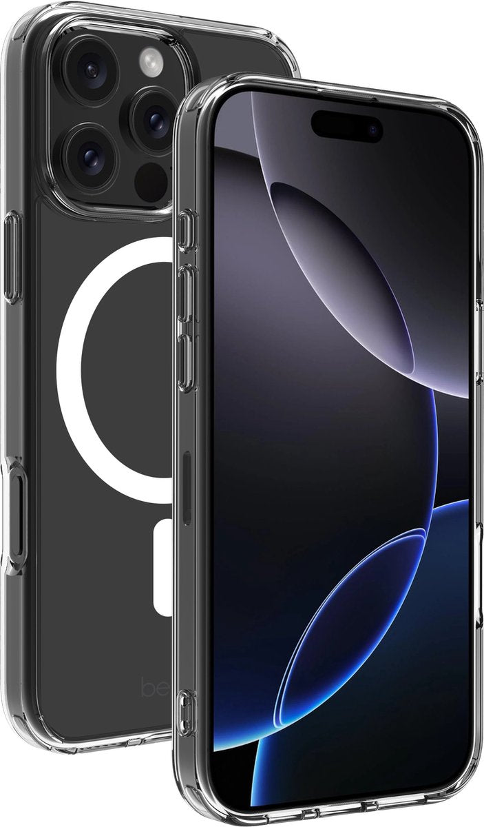 BeHello Hoesje iPhone 16 Pro Max MagSafe - Transparant