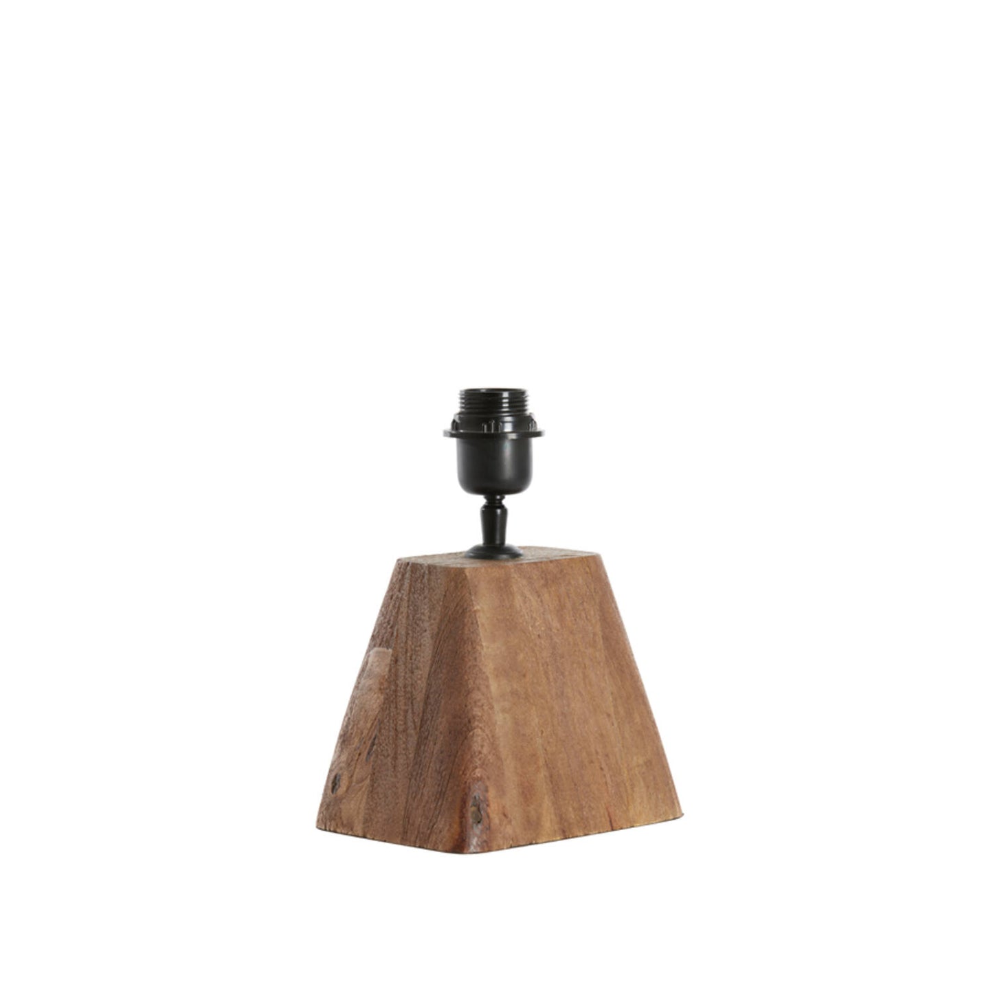 Kardan Lampvoet - Hout - 18x13x15cm - Bruin