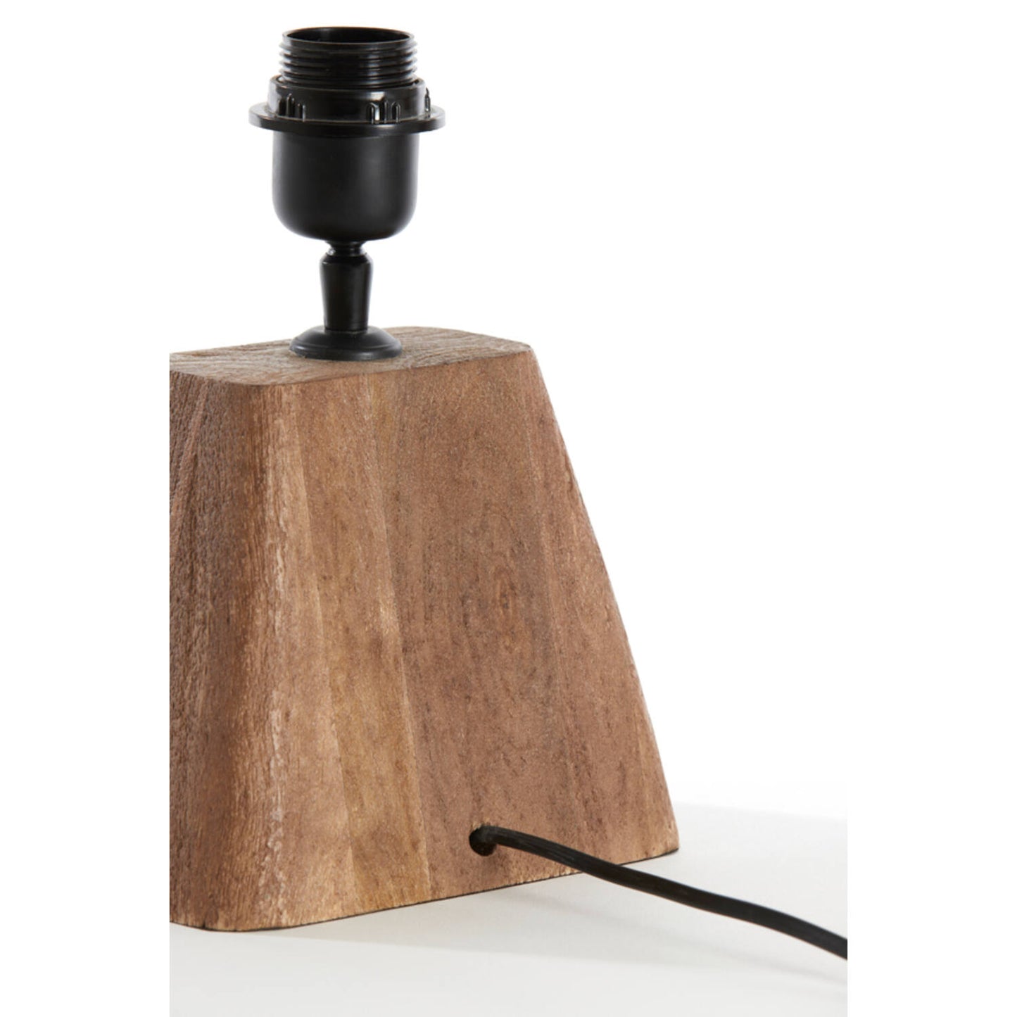 Kardan Lampvoet - Hout - 18x13x15cm - Bruin