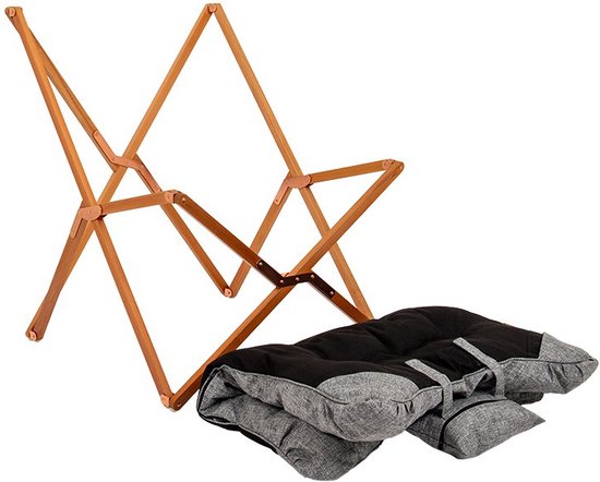 Bo-Camp - Urban Outdoor - Relaxstoel - Bloomsbury Comfort - Grijs