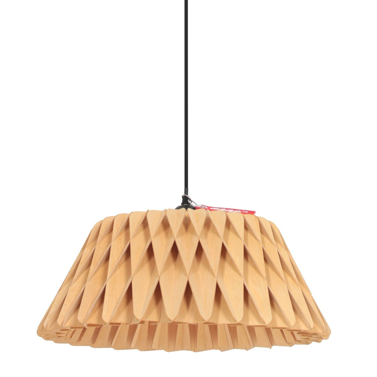 Anne Lighting - hanglamp - Maze - naturel - hout - Ø 46cm - E27 - 3490E