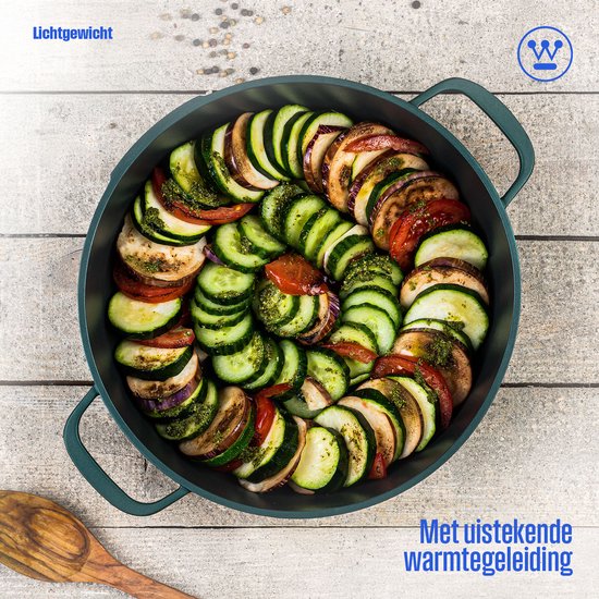 Westinghouse Performance Braadpan – Ø24 cm – Inductie Pan – Inclusief Deksel – Groen
