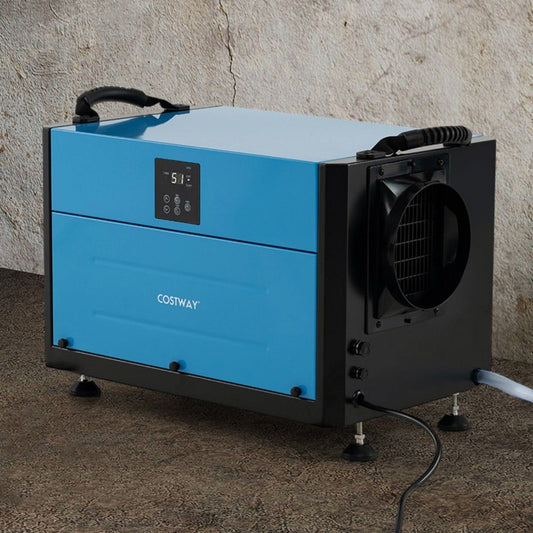Coast Professionele Luchtontvochtiger - 73,5 L per dag - 3 standen - Blauw/Wit