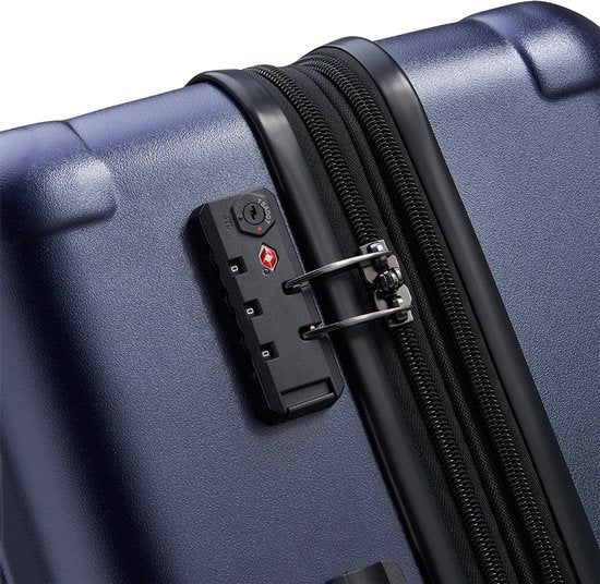Delsey JH004C 68 cm Vergrootbare Reiskoffer - Blauw