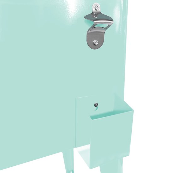 AXI Retro Cooler Mint - Koeler met wielen - 76L inhoud - Koelbox met aftapkraan