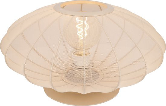 Lucide CORINA - Tafellamp - Ø 40 cm - 1xE27 - Beige - Japandi