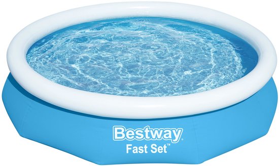 Bestway - Fast Set - Opblaasbaar zwembad inclusief filterpomp - 305x66 cm - Rond