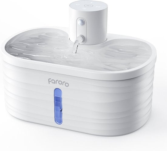 Faroro Draadloze Drinkfontein Kat - 2.5L - met bewegingssensor - 3 verschillende standen - Waterfontein Kat en Hond