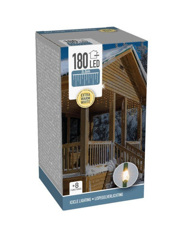 Ijspegel Ledverlichting | 360 Leds warm licht | 360led/710cm