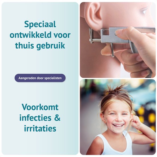 Oorbel schieter set - Metaal - Incl. Studs - Piercing - Kit - Gun - Oorpiercing - Pistool - Naald - Gaatjes schieter - Tang
