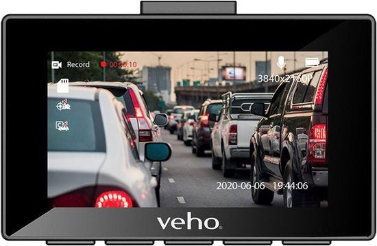 Veho Muvi - KZ-2 PRO Drivecam, 4K, Breedbeeld Dashcam