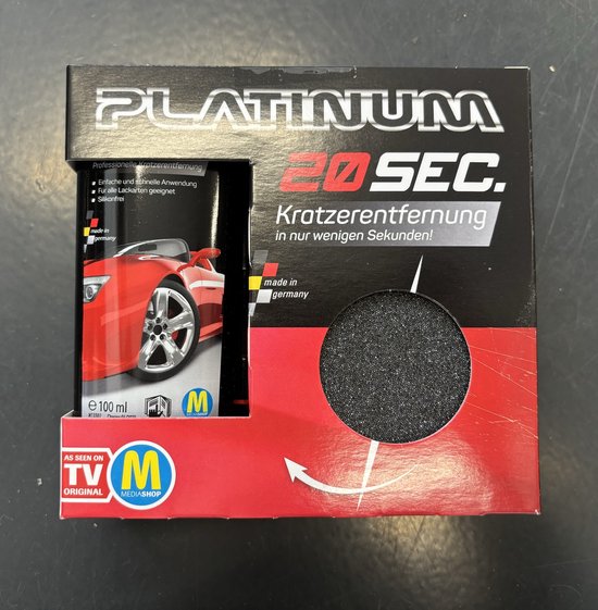 Platinum 20 Sec. - Krasverwijdering