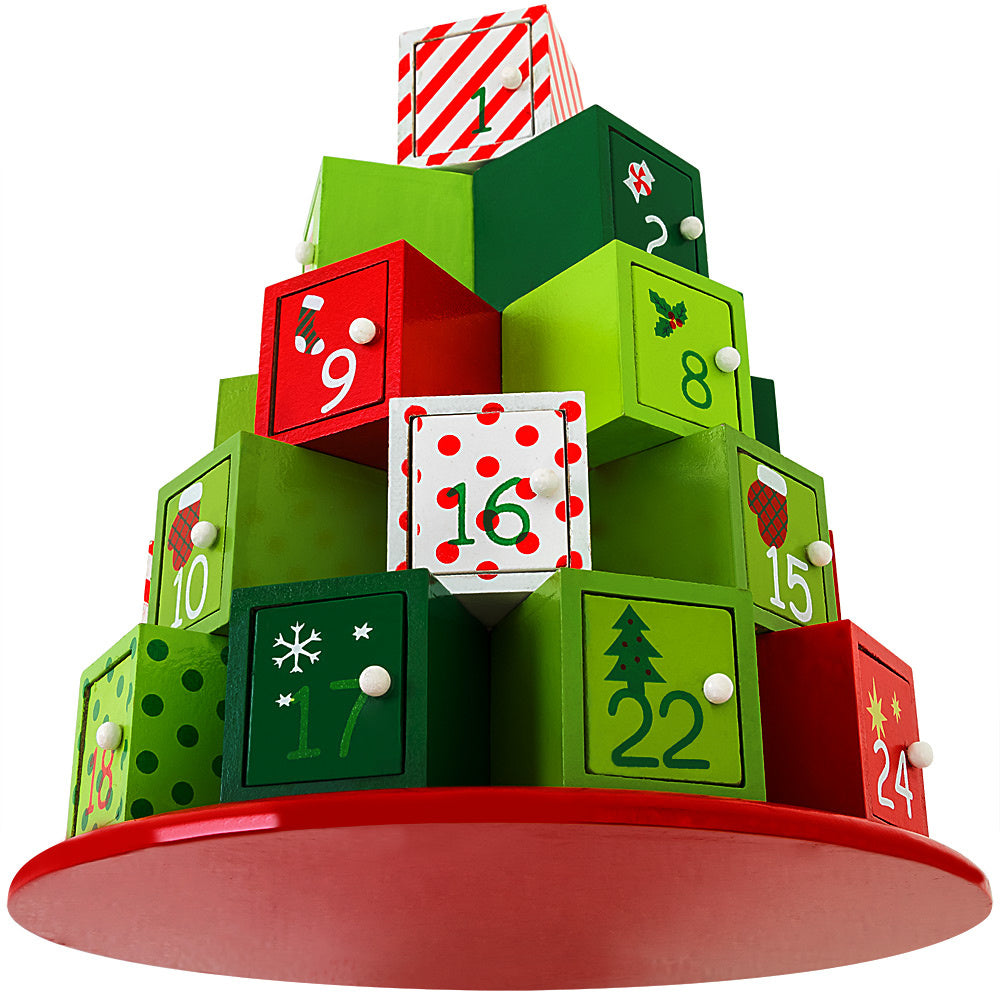 Spielwerk Herbruikbare Adventskalender - Cadeauberg 24 Deuren