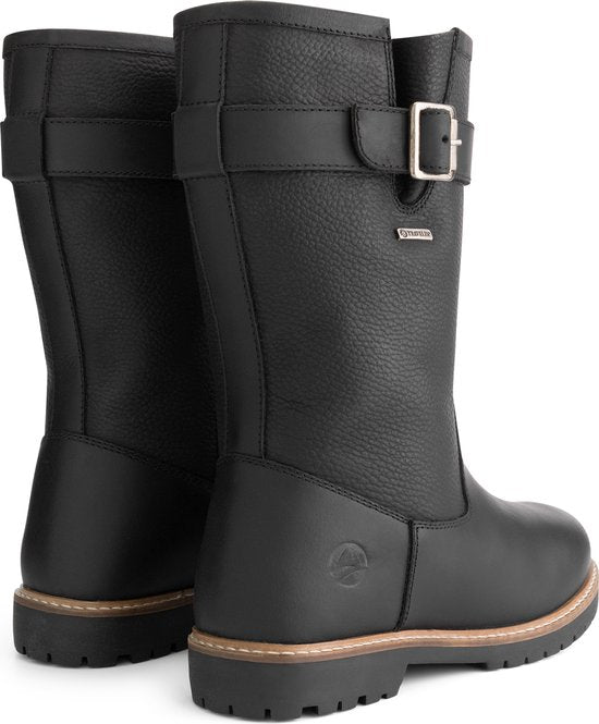 Travelin' Finnmark - Waterdichte dames laars - Wolgevoerd - Zwart - Maat 40