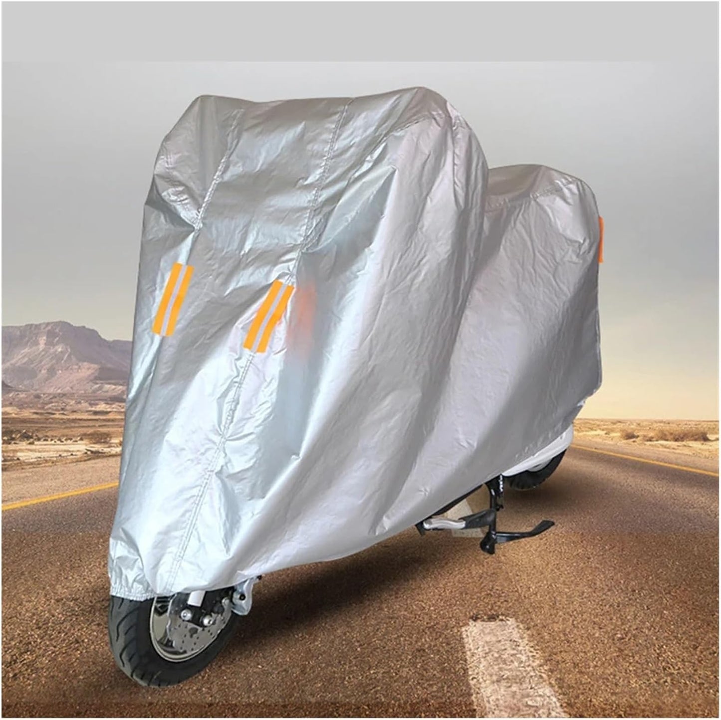 Motorhoes Waterdicht - zilver - Winddicht - Scheurvast - Voor De Meeste Motoren