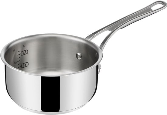 Jamie Oliver by Tefal Cook's Classic - Pannenset - 4-delig - Met Deksel - Inductie - RVS - Geschikt voor alle warmtebronnen