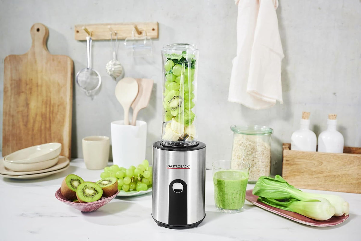 Gastroback 41033 Design Smoothie Maker Mix & Go - 0,6 Liter - 300 W - RVS