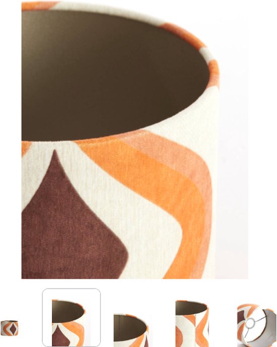 Light & Living - kap - Cookie - multicolor - textiel - Ø 20cm - E27 - 2220522
