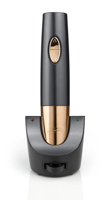 Cuisinart - Elektrische kurkentrekker - Oplaadbare wijnopener - Flessenopener - Zwart