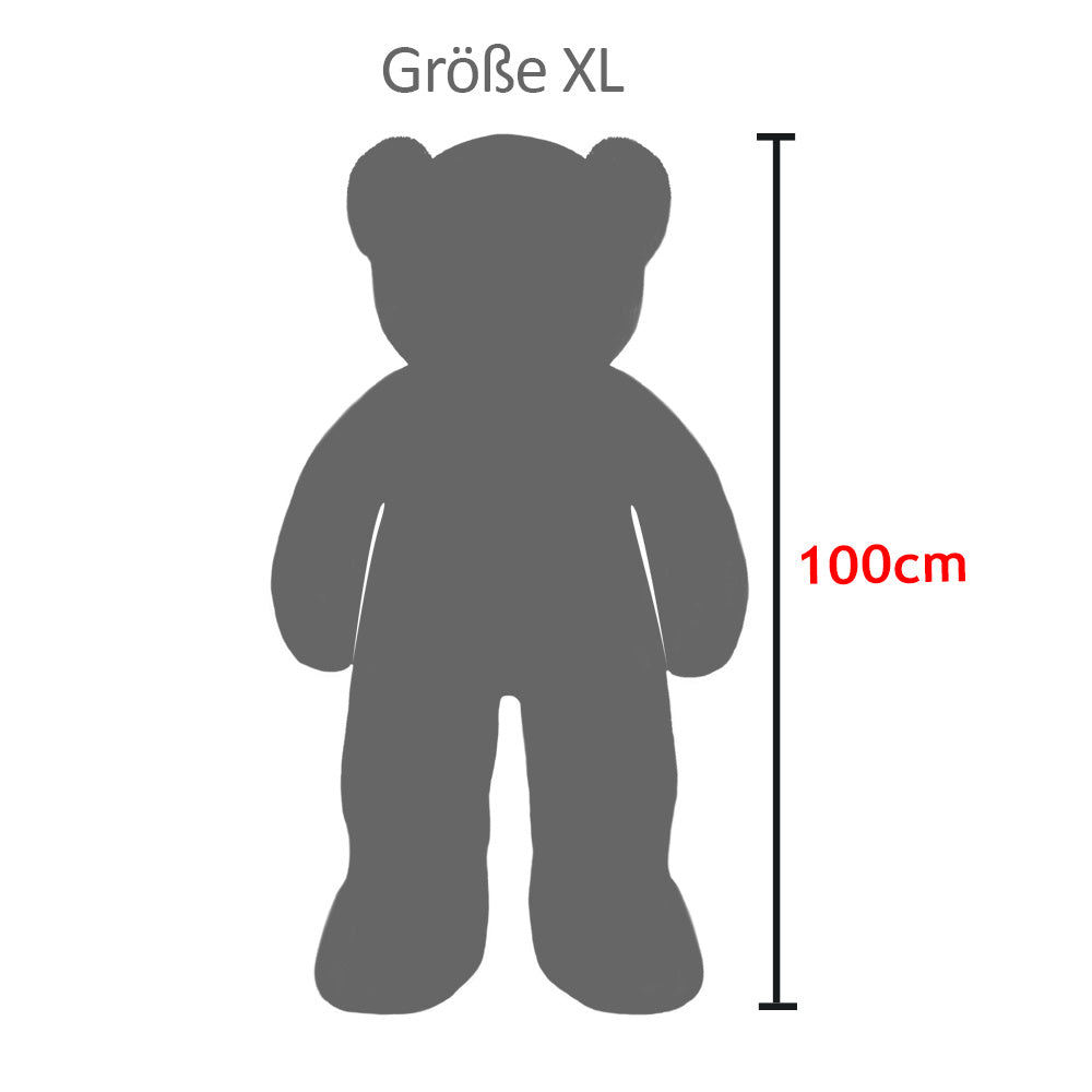 Monzana Knuffelbeer XL - 100cm Staand Pluch - Bruin