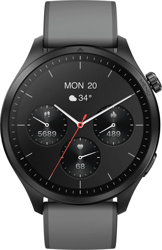Otiume Modern Pulse GTR1 – Smartwatch – 46mm Amoled Display – Dual GPS – Bluetooth bellen – Zwart