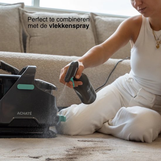 Achaté Vlekkenreiniger - Krachtige Tapijtreiniger - Meubelreiniger - Matrasreiniger - Bank Reiniger - Zetelreiniger - Vloerreiniger - Reinigingsmachine
