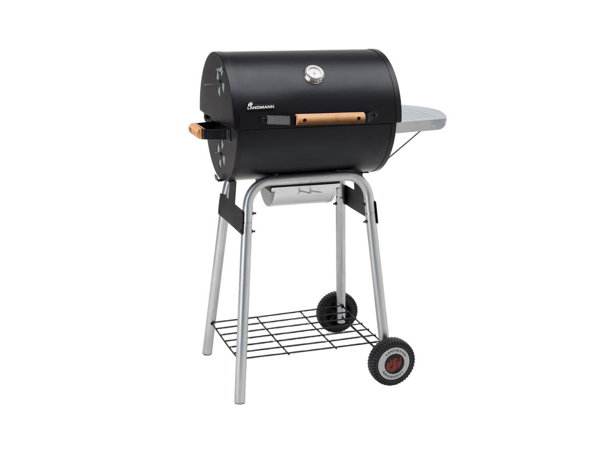 Landmann Black Taurus 440 Houtskoolbarbecue - Robuust Design - Groot Grilloppervlak