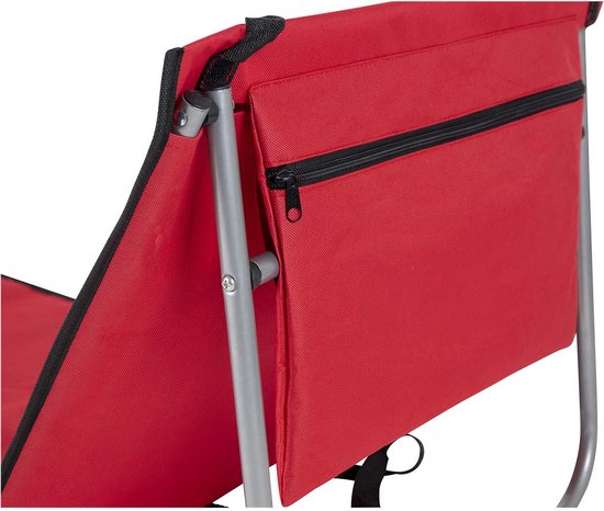 Bo-Camp - Strandmat/strandstoel - Lota - Rood