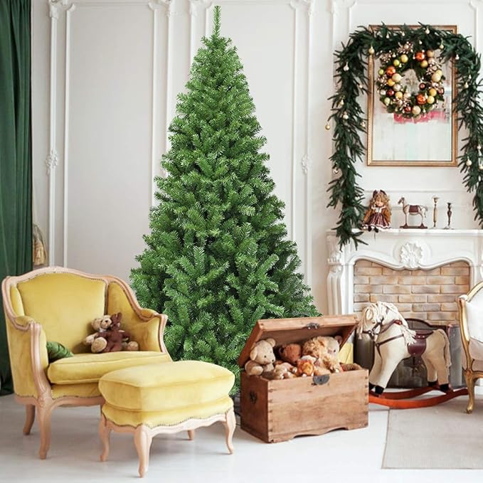 Coast Kunstkerstboom Groen – 270 cm – 2132 PVC Takpunten – Met Metalen Standaard