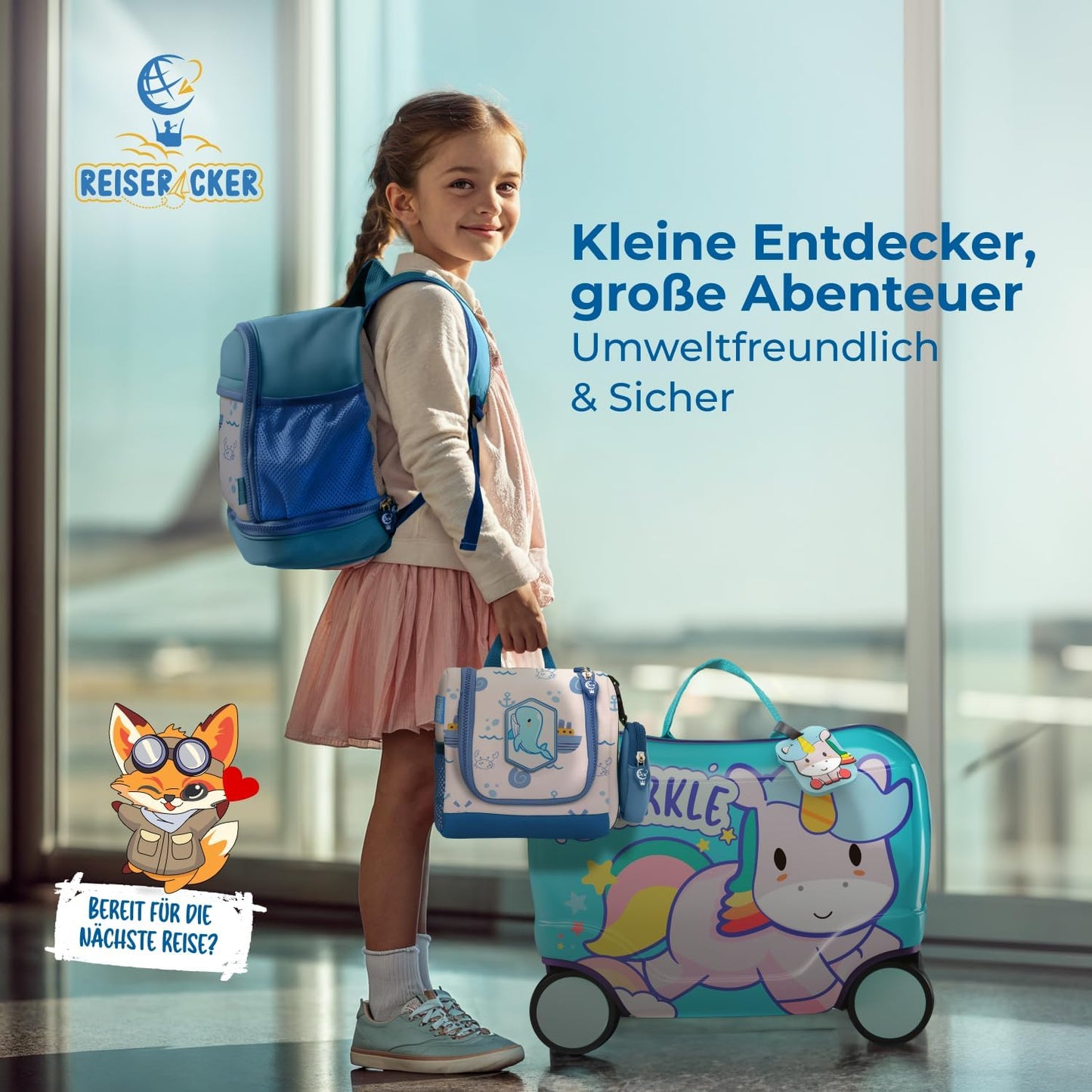 REISERACKER Toilettas voor Kinderen - blauw