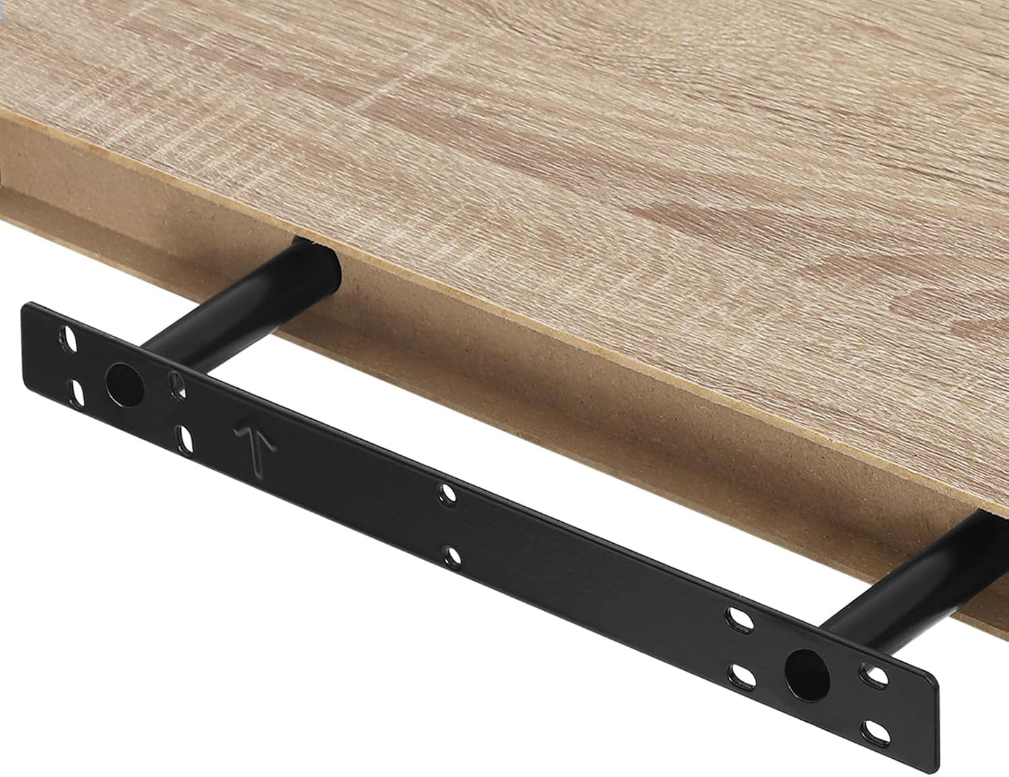 Eugad Wandplank 40 x 22,9 x 3,8 cm Eiken - Zwevende Houten Plank Retro Design