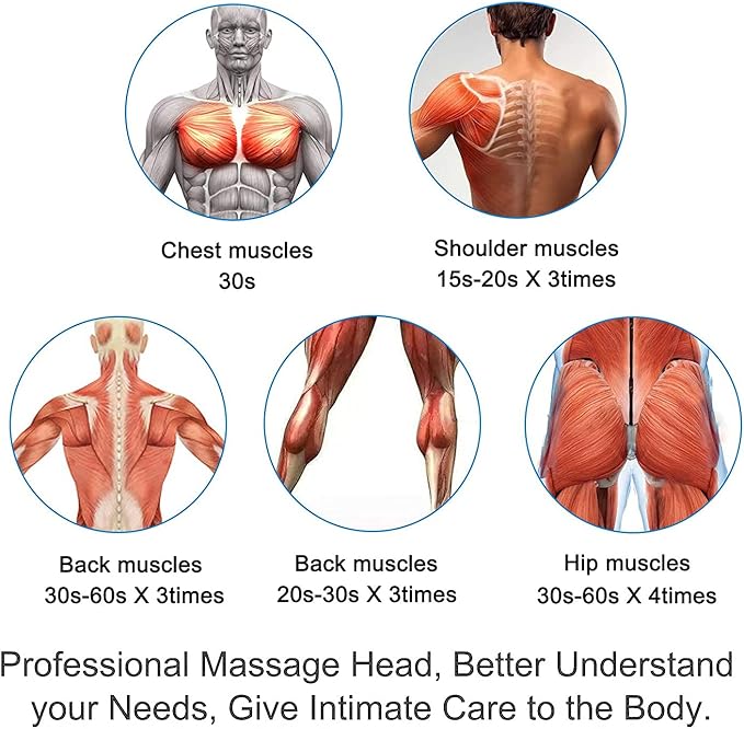 Opzetstukken Zeegma massagegun - 12 Stuks