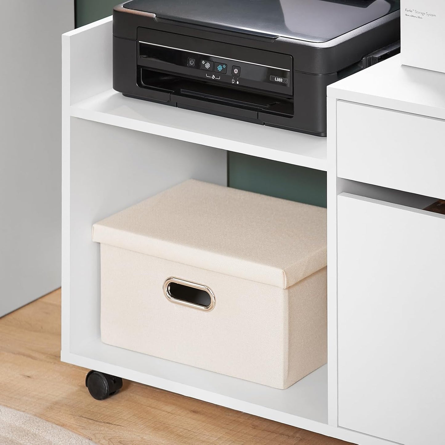 SoBuy Bureaukast - ASK02-W - MDF & Spaanplaat - Max. 50kg. - 72x40x54cm - Wit