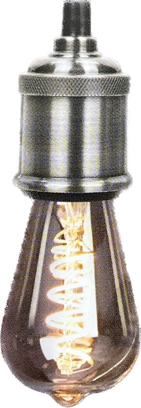 Hanglamp - Snoerpendel - Zilver - E27 Fitting