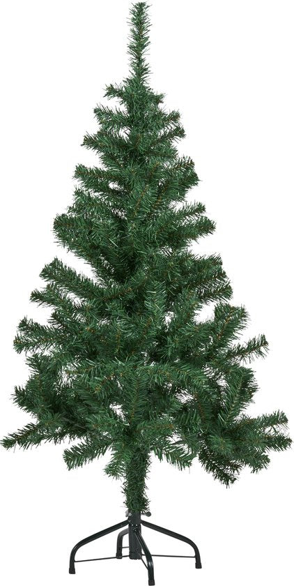 Arti Casa Kunstkerstboom 120 cm - Spar voor Kerst met Kerstboomstandaard - Kerstboom Kunststof - Kerstdecoratie voor Binnen - Groen
