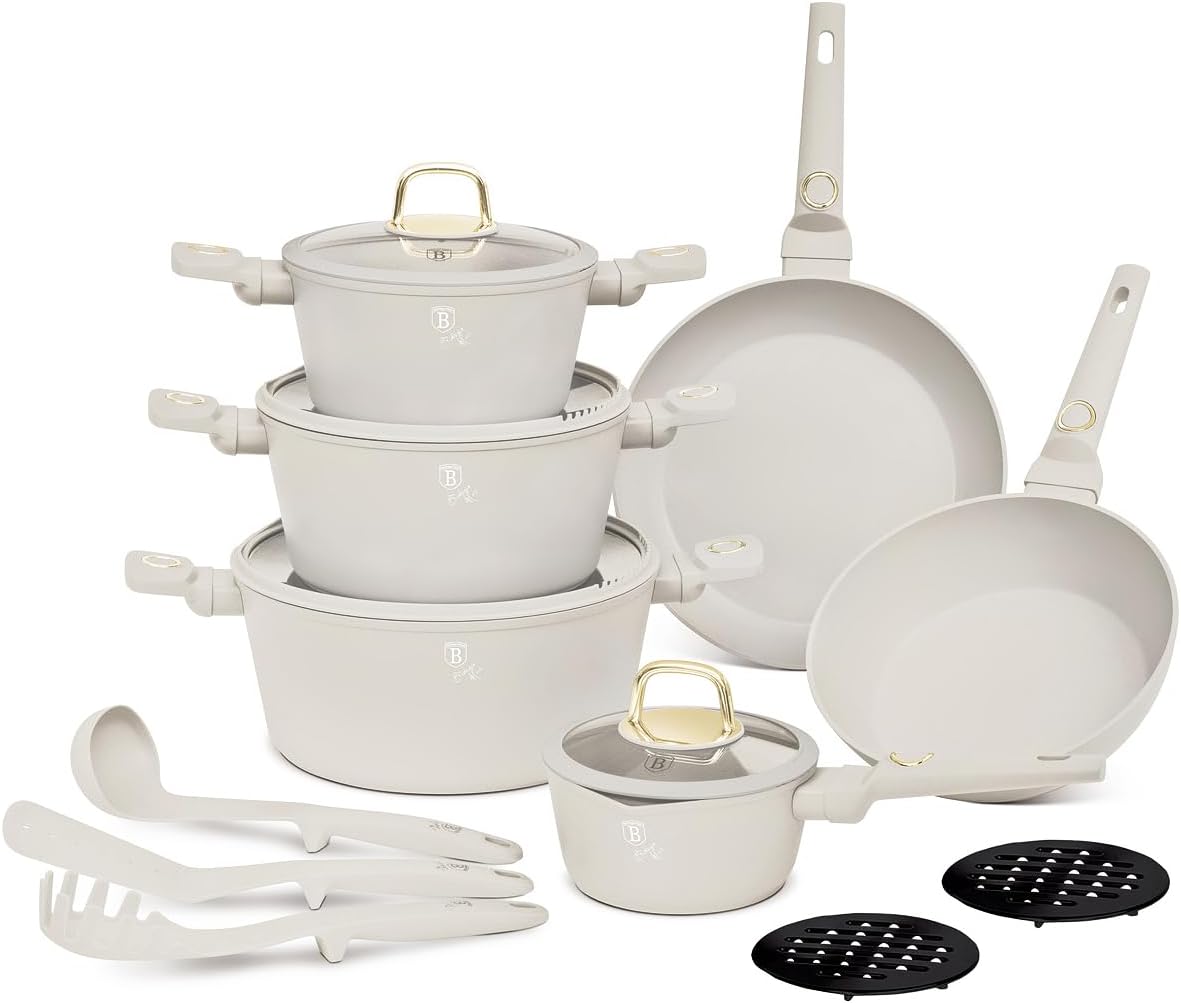 Berlinger Haus Sahara Collection Kookgerei Set - 15-delig - Titanium Coating